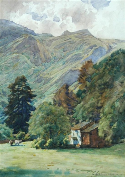 A View in the Lake District by Alfred Heaton Cooper