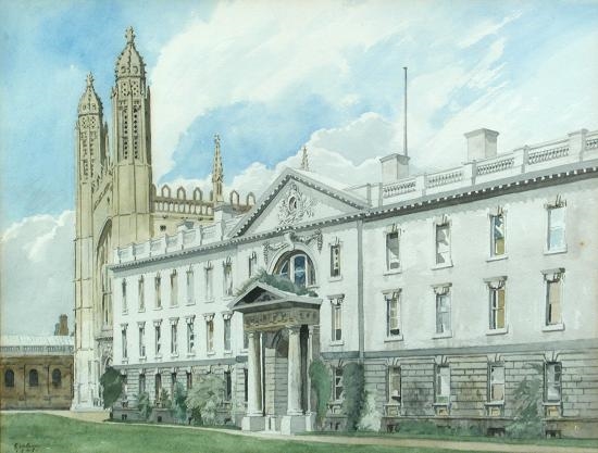 King's College and the Senate House, Cambridge by Edward Vulliamy