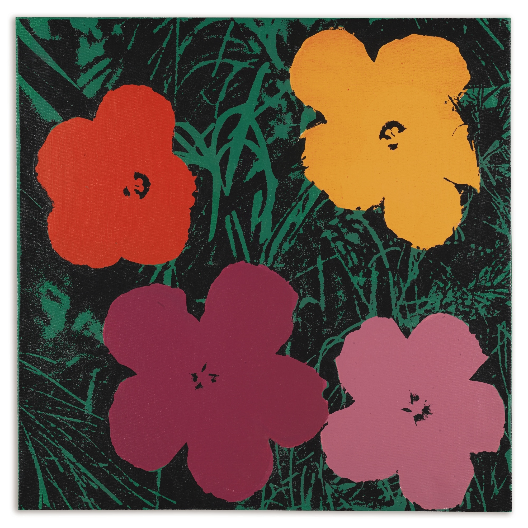Elaine Sturtevant WARHOL FLOWERS (1965) MutualArt