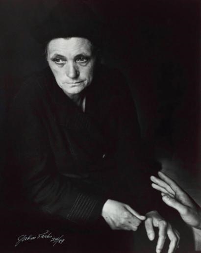 OLD WOMAN, FRANCE by Gordon Parks, 1952
