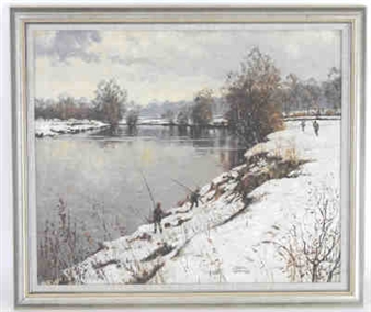 Winter Fishing - Walter Robin Jennings