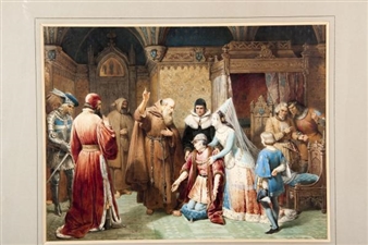 La mort de Louis XI - Adolphe Emmanuel Midy