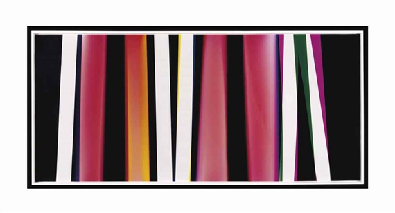 Black Curl, (CMY/ Five Magnet: Irvine, California, March 25th 2010, Fujicolor Crystal Archive Super Type C, Em no. 165-021) (Inv#WB-10635) by Walead Beshty, 2010