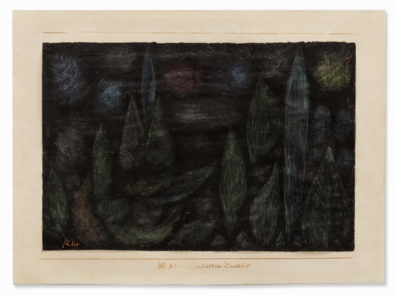 Nocturnal Landscape by Paul Klee, 1937