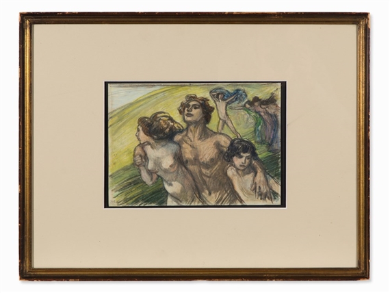 Wiesentanz by Ludwig von Hofmann, Circa 1910