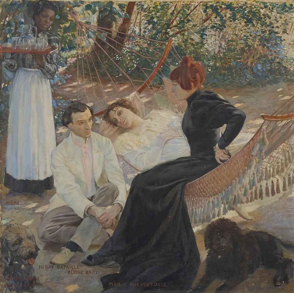 George Rochegrosse | A family in captivity (1887) | MutualArt