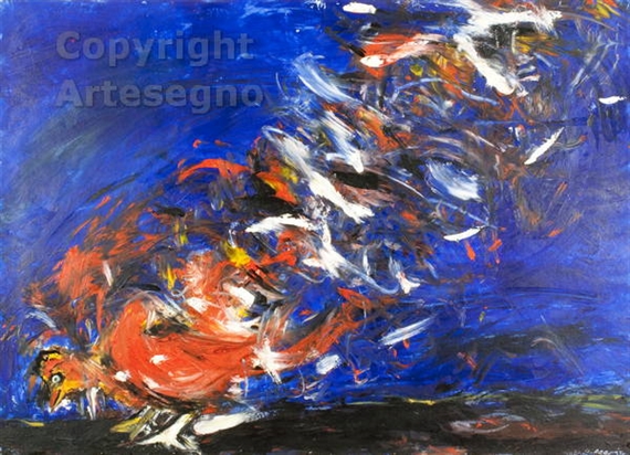 Il salto della gallina by Giuseppe Debiasi, 1995