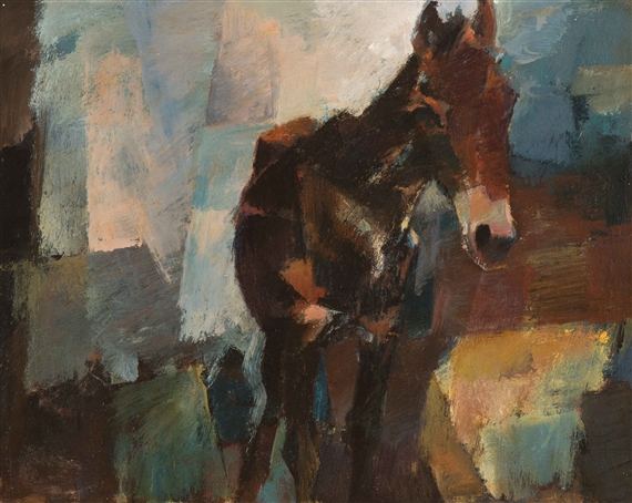 Foal by Johannes Maria Groenestein