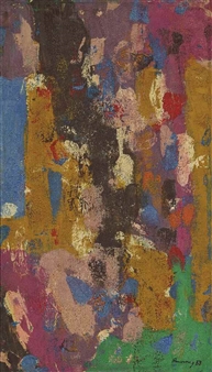 Untitled (pink) - Ralph Rumney