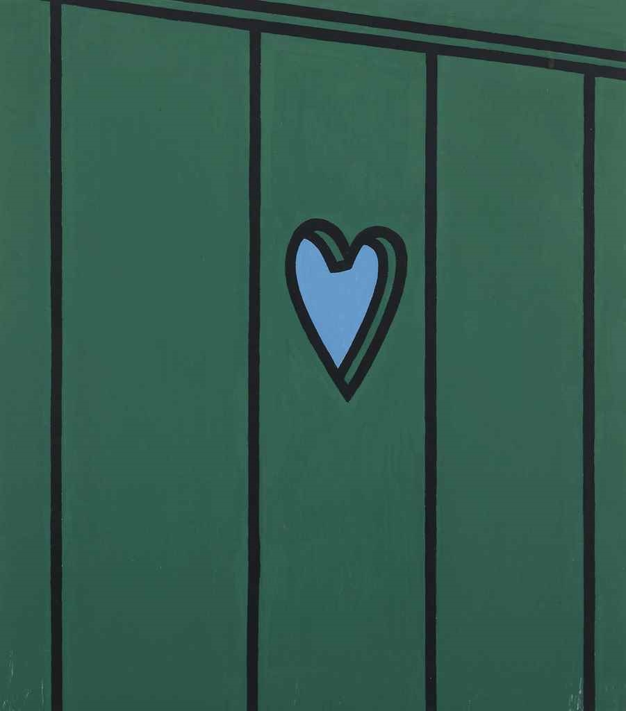 Artwork by Patrick Caulfield, You'll be sick if you spend all your time indoors, Made of gouache