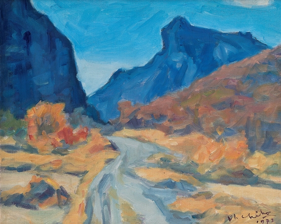 Autumn Road by Oh Chi-Ho, 1972