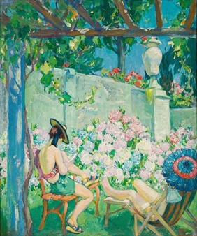 Sunbathers, Lugano - Alfred Palmer