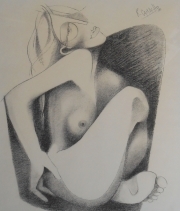 Femme accroupie - Ruben Camacho