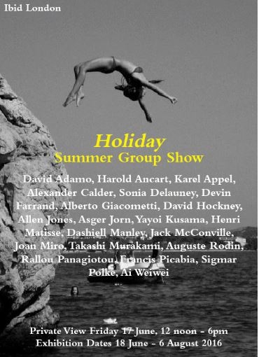 Holiday Summer Group Show - Ibid Gallery, London