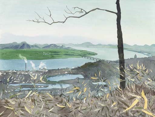 Six Harmonies Pagoda, Hangchow by Patrick Procktor