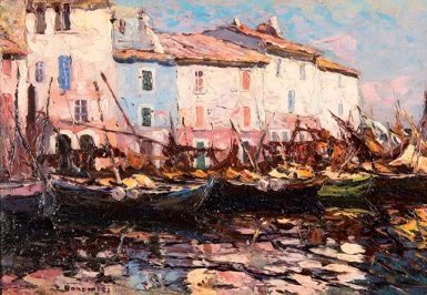Les Martigues. by Louis Bonamici