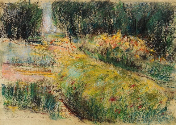 Reproduction Tableau "Wannseegarten" De Max Liebermann - Toile Encadrée Prête à Accrocher - Style Impressionniste