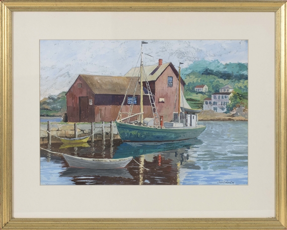 Motif #1, Bradley Wharf, Rockport, Massachusetts - Joseph D. Leland