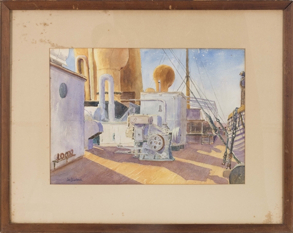 Deck of a ship by Joseph D. Leland