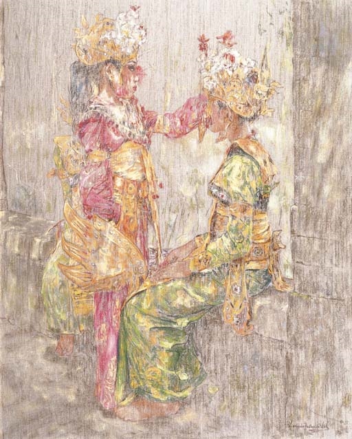 Maria de Ruiter de Witt | Girl by the Puri Lukisan | MutualArt