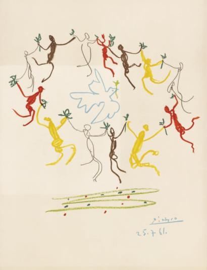 LA RONDE DE LA JEUNESSE, 25 JUILLET 1961 by Pablo Picasso