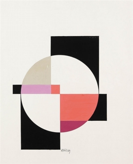 Ohne Titel (Serie Scheibe im Quadrat)
