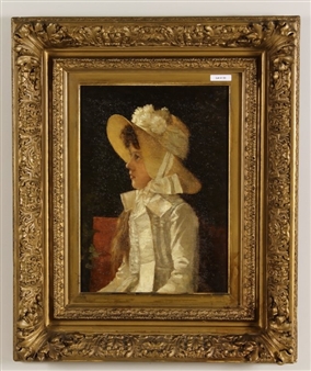 Portrait of a Young Lady - Amalie Crook