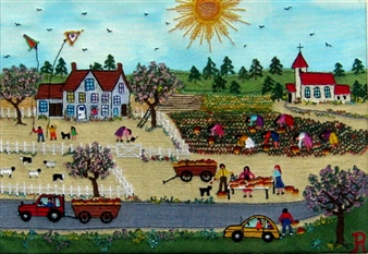 Strawberry Pickers - Rosita Johanson