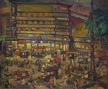 Alexanderplatz in Berlin by Julius Graumann, 1929
