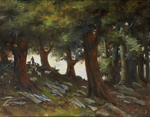 Landscape by Áttila Mendly De Vétyemy