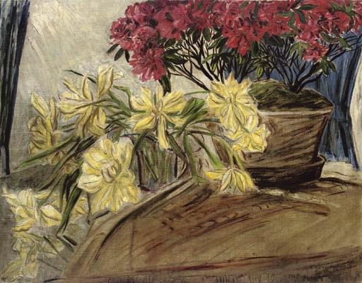 Azaleas by Natalia Goncharova, circa 1910s