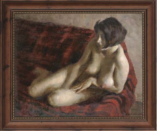 Artwork by Victor Lyapkalo, Comfy furnishings, Made of oil on canvas