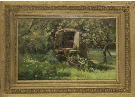By the well - Ernest Constant Simon
