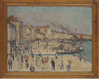 A busy afternoon beside the Lagoon, Venice - Michael Sevier