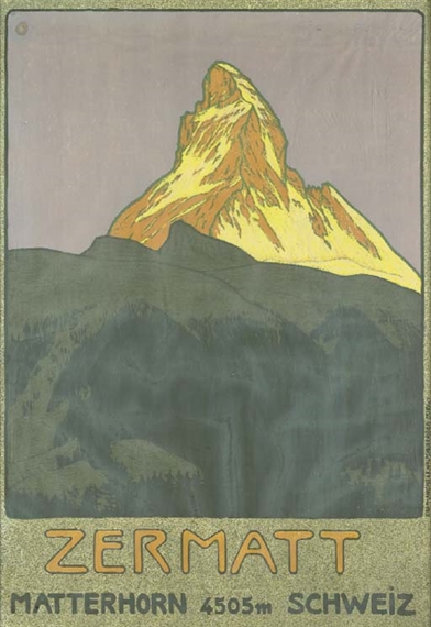 Zermatt, Matterhorn by Emil Cardinaux, 1908