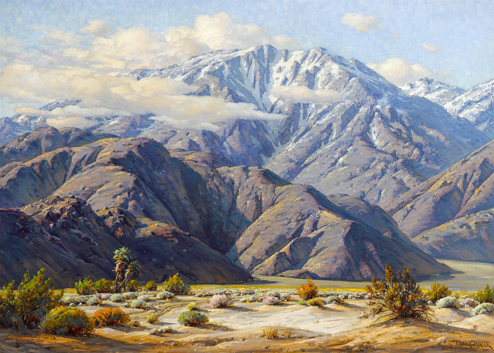 Artwork by Paul Grimm, San Jacinto, Made of oil on canvas