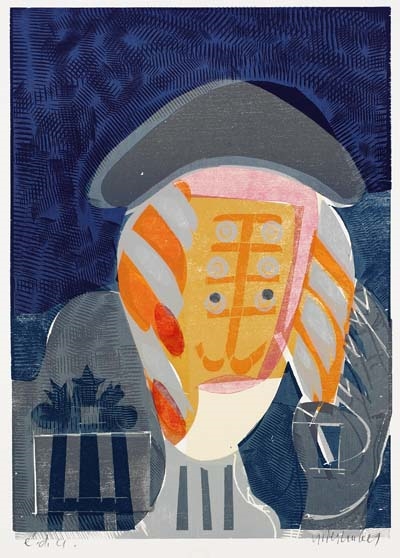 Hommage à Picasso by HAP  Grieshaber, 1972