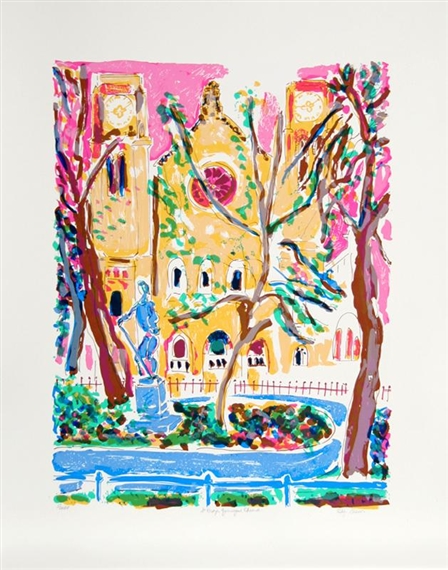 Saint George Episcopal Church by Olga Sheirr, Circa 1980