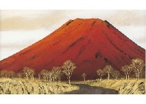 Red Mt. Fuji - Misao Yokoyama