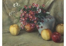 Artwork by Eisaku Wada, Still life, Made of oil on canvas