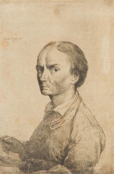 Autoportret z Paletą by Jean-Pierre Norblin de La Gourdaine, 1778