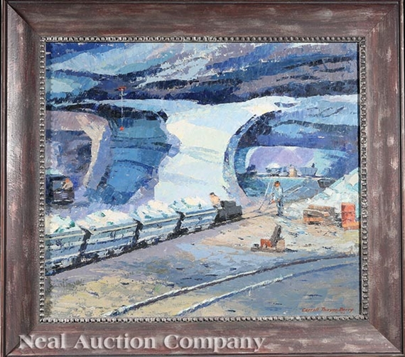 Cayuga Rock Salt Mine by Caroll Thayer Berry, 1945