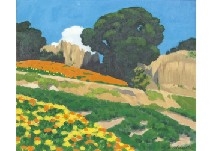 Tree at the flower field - Hirohide Hashimoto