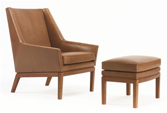 EASY CHAIR AND OTTOMAN - Erik Kolling Andersen