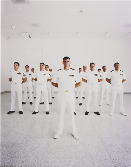 VB39 US NAVY SEALS by Vanessa Beecroft, 1999, initialed and dated 01 by the photographer