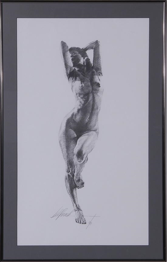 Artwork by Bill Mack, CHARISMA, Made of monochrome lithograph
