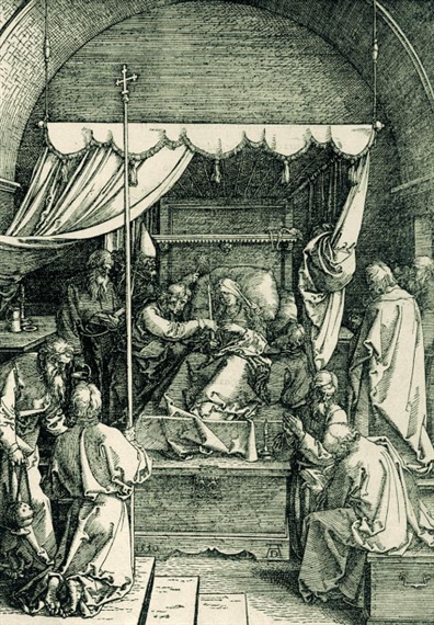 Durer Albrecht Der Tod Mariens 1510 Mutualart
