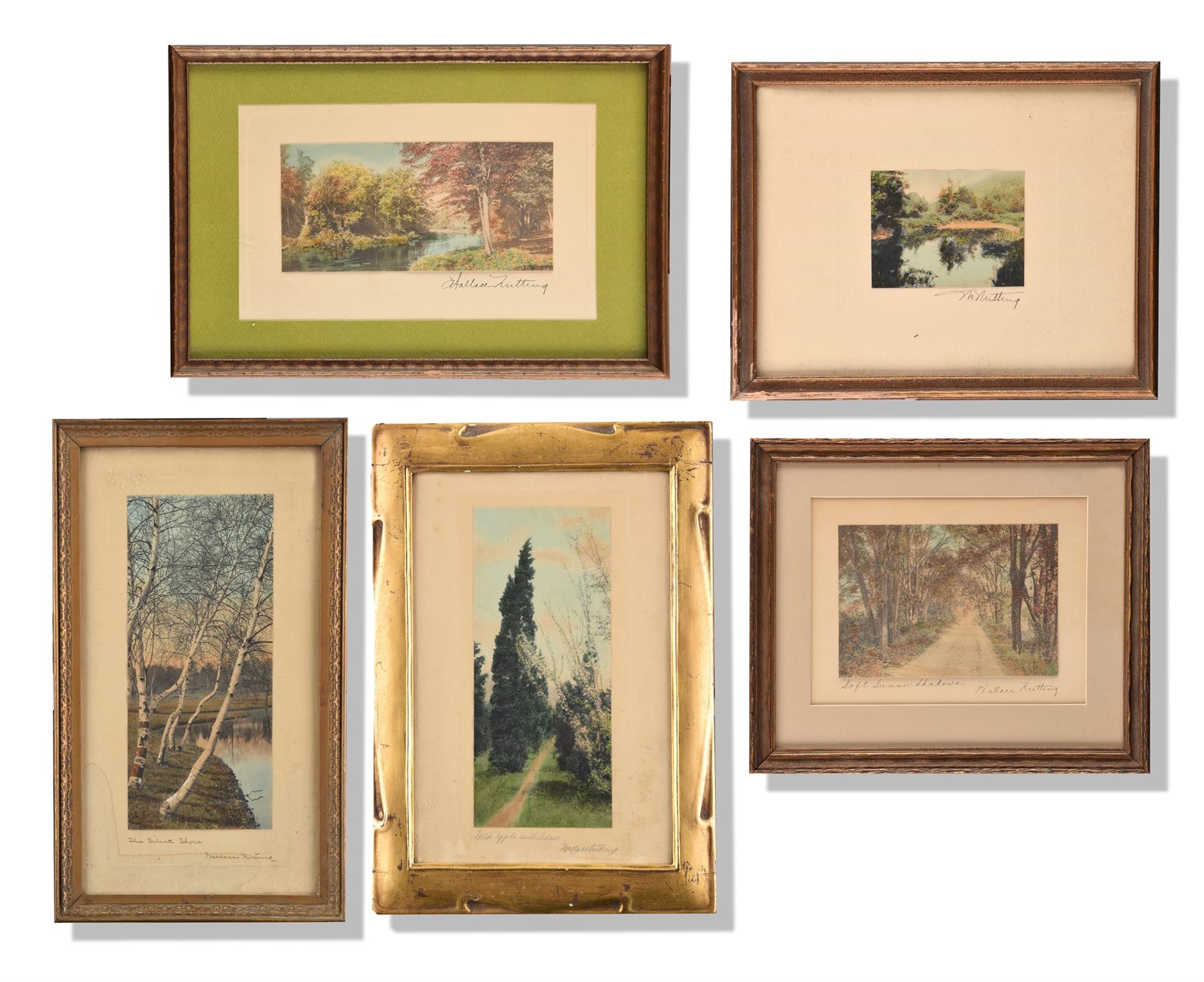 Wallace Nutting GROUP OF FIVE LANDSCAPE SCENES MutualArt
