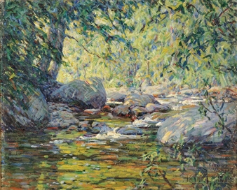 Landscape with Brook - Marion P. Howard