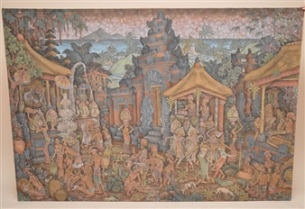 Bali UBUD Painting - I Wayan Pendet